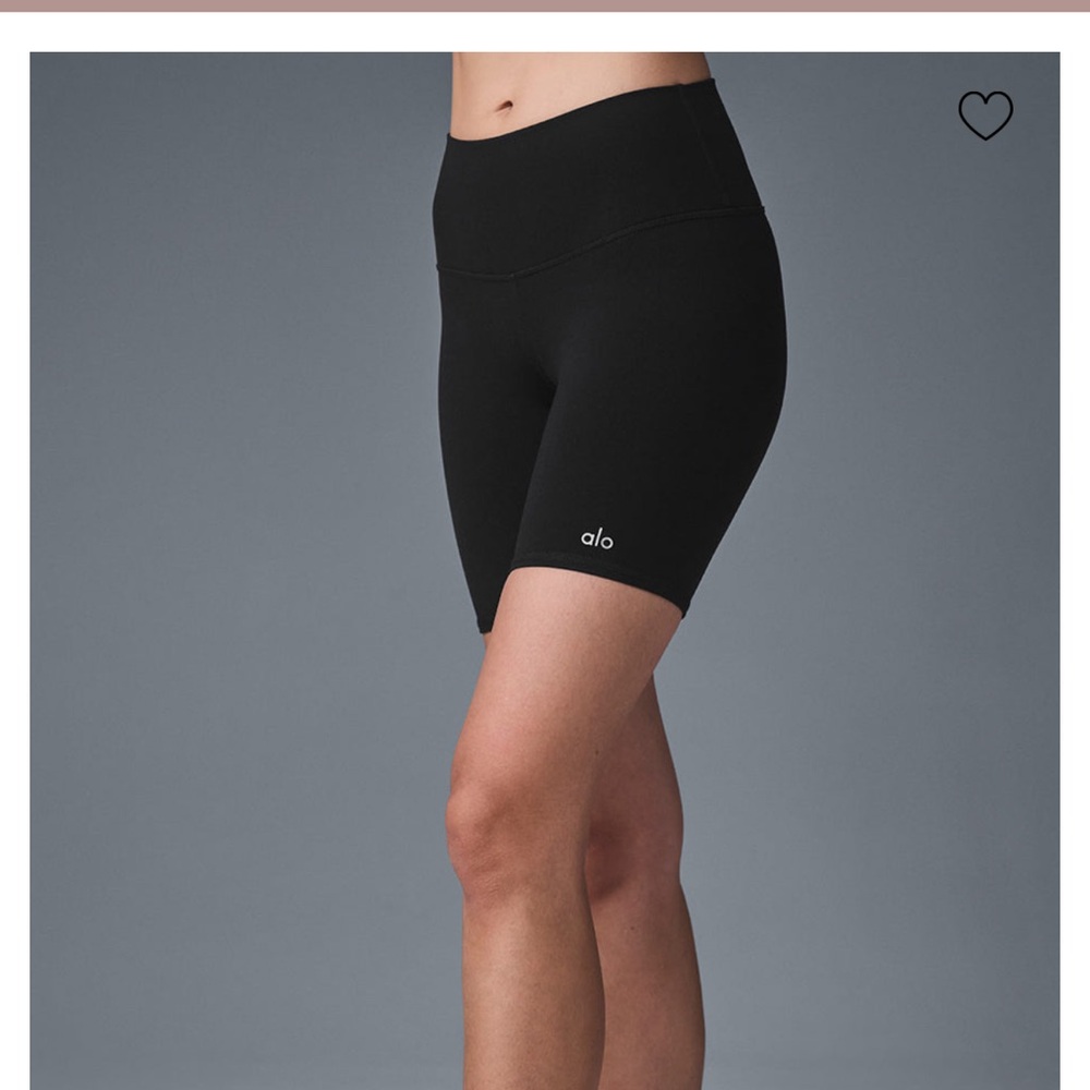 ALO Yoga Women's Classic Black Bike Shorts